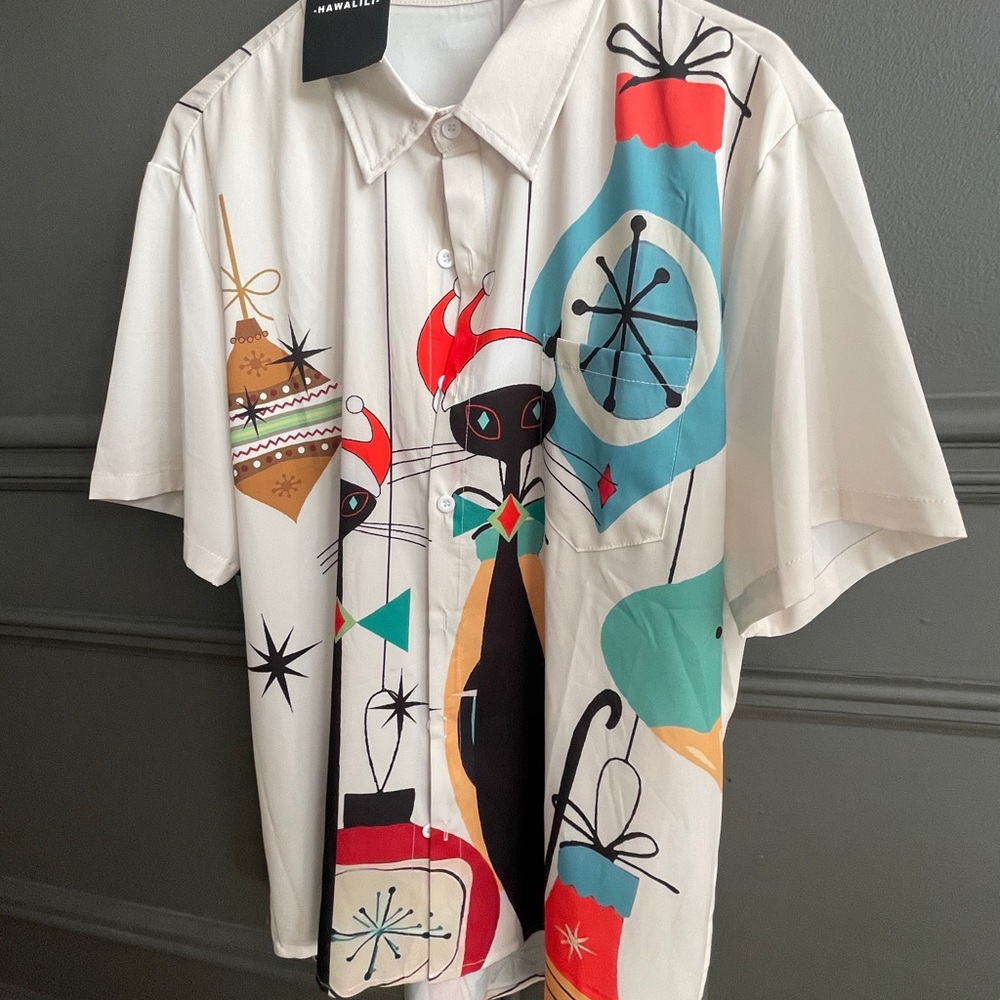 Artistic Graphic Short Sleeve Shirt